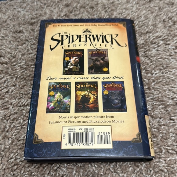 The Spiderwick Chronicles The Wrath of Mulgarath book 5 hardback with sleeve - Picture 2 of 4